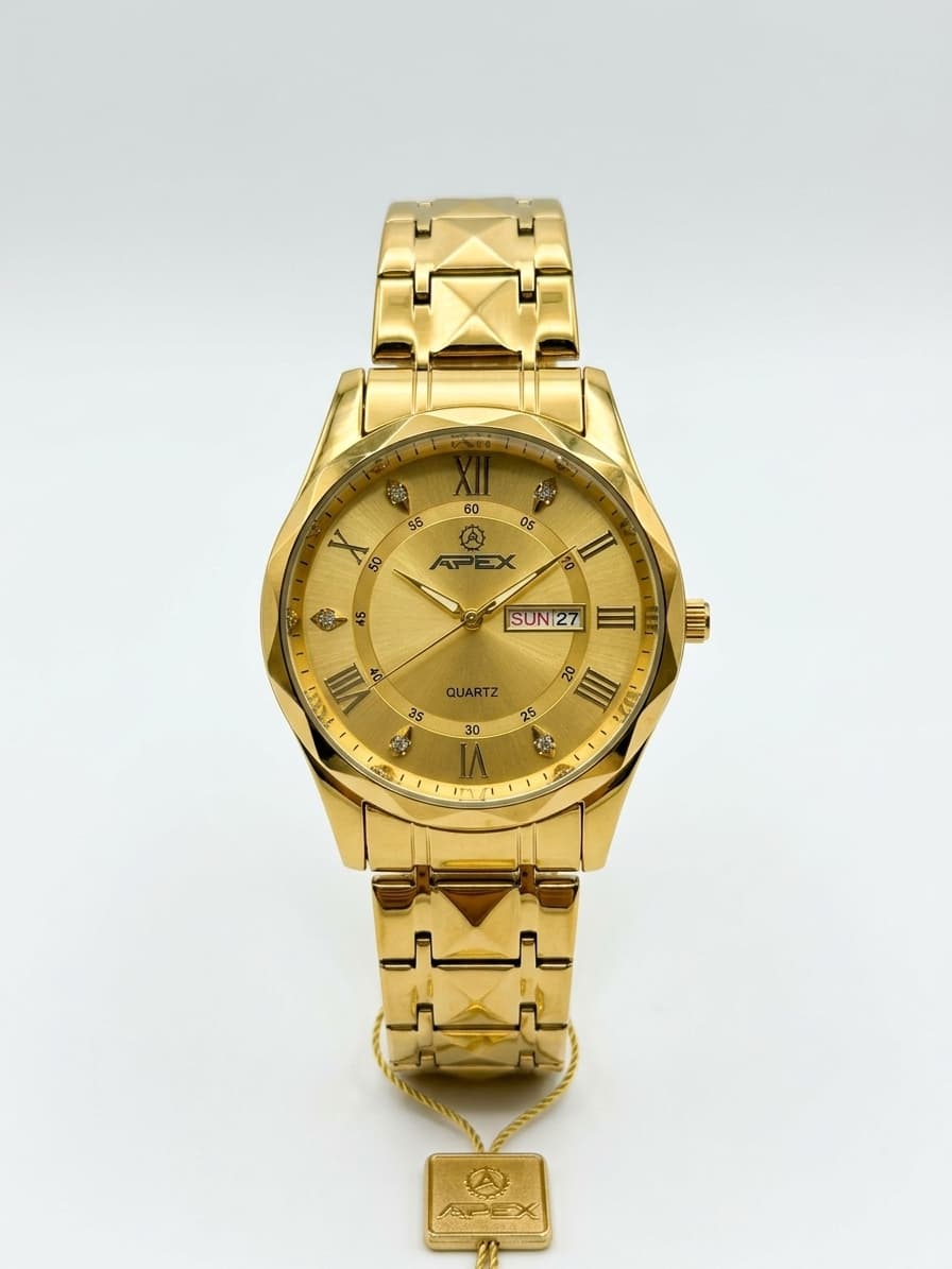 Apex Diamond Studded Dial Watch for Men